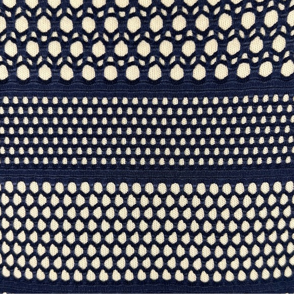 Monteau Blue Overlay Tan Lining Sleeveless Fit & Flare Dress Plus Size XXL - Picture 4 of 11